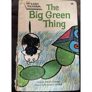 "THE BIG GREEN THING" 1963 Easy Reader Wonder Book #5927 - HB